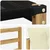 Set vanjskih sofa 5 kom. Bijela i krem