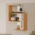 HANAH HOME Zidna polica Lisbon White Natural