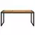 Vrtni stol s U-nogama 180 x 90 x 75 cm od masivnog drva bagrema
