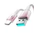 Joyroom Kabel serije Crystal-Clear 3A USB-A – iPhone Lightning, 1,2 m – bel