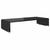 Stalak za TV/Monitor Staklo Crni 60x25x11 cm