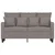 Vidaxl Dvosed taupe 120 cm blago