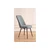 HANAH HOME Set Trpezarijski sto i 4 stolice Lidyana Grey