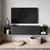 Hanah Home TV komoda Twist, 160 cm, antracit