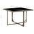 Vrtni stol sivi 109 x 107 x 74 cm od poliratana i stakla