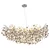 Globo 64138H3S - Luster na sajli QUEENA 10xE14/40W/230V srebrna