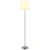 Globo 40100101 - Podna lampa JORIS 1xE27/40W/230V bela/matni hrom
