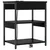 vidaXL Nočne omarice 2 pcs Črni hrast 41 x 31 x 51 cm Konstruiran les