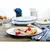 APS Enamelware Skledica 350 ml, bela/modra