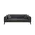 Atelier del Sofa Trosed na razvlačenje Cofi 90x80x222cm Antracit
