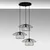 Opviq Luster Mantar-6500-S-1, 68x68x110cm, IP20, Crni