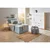Welnova POSTELJA BOXSPRING 90 cm x 200 cm , tekstil svetlo modra
