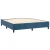 Den Box spring postelja z vzmetnico temno modra 200x200 cm žamet