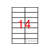 Apli 2-sledna etiketa, 105x42,4 mm, 3500 etiket/paket