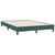 Vidaxl Box spring postelja z vzmetnico temno zelena 160x220 cm žamet
