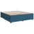 Vidaxl Box spring postelja z vzmetnico modra 180x200 cm žamet