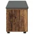 Klupa za hodnik s jastukom Staro drvo 100 x 38 x 46 cm