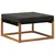 Set vanjskih sofa s jastukom 5 pcs Prirodna i crna