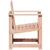 vidaXL Vrtni stol 62x55x77 cm trden les douglas