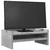 Stalak za monitor siva boja betona 42x24x16 cm drveni
