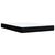 vidaXL Box spring posteljni z vzmetnico črn 140x190 cm blago