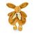Plyšový zajačik na maznanie Bunny Comforter Ocher Doudou et Compagnie v darčekovom balení hnedý 29 cm od 0 mes DC4151