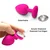Silikonski analni butt plug sa kristalom - set (S,M,L veličina) LJUBIČASTI