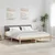 Vidaxl Kovinska posteljna konstrukcija Rjava in taupe 180 x 200 cm