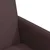 Vidaxl Jedilni stoli s kolesi 2 szt. Temno rjava 57 x 66 x 94 cm blago