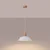 Sollux SL.1321 - Luster na sajli FANO 1xE27/15W/230V prečnika 34 cm bela