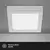 Briloner 7123-414 - LED plafonsko svetlo FIRE LED/12W/230V srebrno