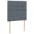 Vidaxl Box spring postelja z vzmetnico temno siv 90x190 cm žamet
