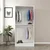 Hanah home Ormar Kale 90x190x52cm Crno-Beli