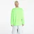 Majice adidas Adicolor Mesh Long Sleeve Tee Signal Green/ Black L