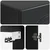Set ormara 2 pcs Crna Konstruirano drvo