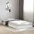 shumee vidaXL Posteljni okvir bel 90x190 cm lesen material