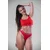 POMIRISHI BAMBOO UNDERWEAR Ženski top, Crveni