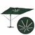 Suncobran Zelena 286 x 284 x 270 cm Aluminij i poliester