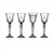 Kozarci v kompletu 4 ks za liker 50 ml Melodia – Lyngby Glas