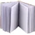 nb grafo Notes A5 črte trde platnice, 96 listov, z elastiko, 0616.14, New Floral viola