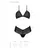 Ženski sexy erotski veš bikini Kerria, Crni