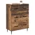 Ormar s ladicama Staro drvo 66 x 34,5 x 89,5 cm