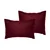 De Maroon Maroon Oxford Saten Jastučići (Set od 2 komada)