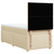 vidaXL vidaXL Box spring postelja z vzmetnico krem 90x190 cm blago, (21291146)