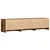 TV ormar Dimljeni hrast 165 x 34 x 40 cm Konstruirano drvo