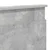 Vidaxl Konstrukcija postelje Beton 180 x 200 cm Masivno borovo les