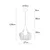 Opviq Luster Mezopotamya-N-1278, 126cm, 27 cm, E27