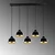 Opviq Luster Yildo-M-7011, 90x17x111cm, IP20, Crno-zlatne boje