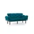 Atelier del Sofa Trosed na razvlačenje Nitta 185x85x70cm Petrolej