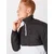 Stand Up Collar Pull Over Jacket blk/wht